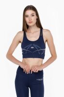 Топ фитнес с узором Tommy life 97252 M Синий (2000989754626A)  Фото №0