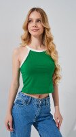 Купить Топ однотонный для девочки LAWA GTC02315 134 см Зелено-молочный Артикул: 2000999216350 Миниатюра фотографии № 1