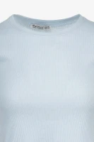 Топ однотонний жіночий  80677 L/XL Світло-блакитний  Фото №0