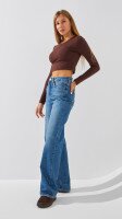 Купить Топ однотонный женский LAWA WBC02331 XS Шоколад Артикул: 2000990998774 Миниатюра фотографии № 3