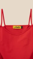 Купить Топ однотонный женский LAWA WBC02381 M Красный Артикул: 2000999483844 Миниатюра фотографии № 9
