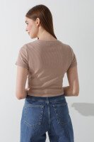 Топ однотонный женский LAWA WBC02309 XL Капучино  Фото №1