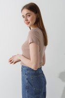Топ однотонный женский LAWA WBC02309 XL Капучино  Фото №0