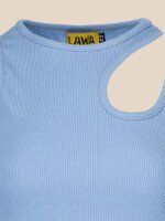 Топ однотонный женский LAWA WTC02317 XL Голубой  Фото №5
