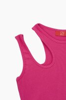 Топ однотонный женский LAWA CTM WTC02317 XL Малиновый  Фото №6