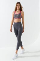 Топ спортивный женский Ouno 5120 XL/2XL Серо-малиновый  Фото №0