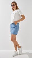 Топ з принтом жіночий 321 805   One Size Білий  Фото №2