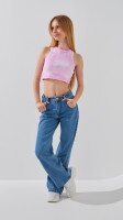 Топ с узором для девочки LAWA GBC02406 134 см Розовый  Фото №0
