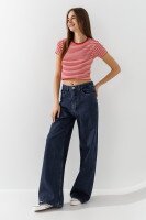 Топ с узором женский 2402-1 S/M Розовый  Фото №3