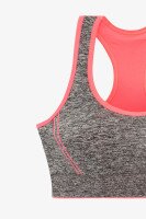 Топ спортивный женский Ouno 5120 XL/2XL Серо-малиновый  Фото №5