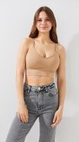 Купити Топ жіночий CY9606 One Size Бежевий Артикул: 2000999517013 Фото мініатюра № 1