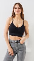 Купити Топ жіночий CY9606 One Size Чорний Артикул: 2000999516986 Фото мініатюра № 1