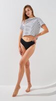 Купить Трусы однотонные женские 92571 XL Черный Артикул: 2000999298301 Миниатюра фотографии № 2