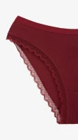 Труси жiночi Nicoletta 83283 L Бордовий  Фото №0