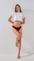 Труси жiночi Nicoletta 83283 L Бордовий  Фото №1
