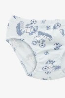 Труси з принтом для хлопчика Donella 7681B7 0-1 рік Блакитний  Фото №0