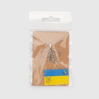 Украшение Кулон на цепочке Карта+ Герб Разноцветный (2000990231468А)  Фото №1