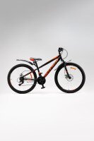 Купить Велосипед SPELLI MASTER 26» Черно-оранжевый с красным Артикул: 2000990883575 Миниатюра фотографии № 2
