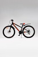 Купить Велосипед SPELLI MASTER 26» Черно-оранжевый с красным Артикул: 2000990883575 Миниатюра фотографии № 4