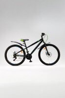 Купить Велосипед SPELLI MASTER 26» Черно-зеленый с серым Артикул: 2000990883568 Миниатюра фотографии № 2