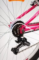 Велосипед SPELLI PRINCESS V-brake 24&quot; Біло-рожевий  Фото №4