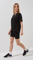 Велотреки однотонные для девочки LAWA GBC02339 134 см Черный  Фото №1