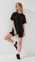 Велотреки однотонные для девочки LAWA GBC02339 134 см Черный  Фото №0