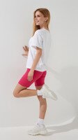 Велотреки однотонные для девочки LAWA GBC02339 134 см Малиновый  Фото №1