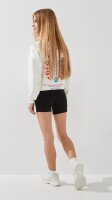 Велотреки однотонные для девочки LAWA GBC02344 134 см Черный  Фото №3