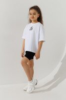Велотреки с принтом для девочки Benini 259004 116 см Черный  Фото №2