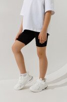Велотреки с принтом для девочки Benini 259004 116 см Черный  Фото №0