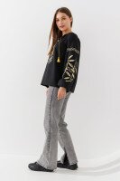 Купить Вышиванка рубашка женская LAWA E-WB02319 XS Черный Артикул: 2000990988416 Миниатюра фотографии № 4