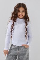 Водолазка однотонна дитяча Deniz 101 116 см Білий  Фото №4