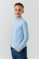 Купить Водолазка однотонная детская Deniz 102 146 см Голубой Артикул: 2000990885340 Миниатюра фотографии № 9
