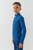 Купить Водолазка однотонная детская Deniz 102 146 см Синий Артикул: 2000990885494 Миниатюра фотографии № 4