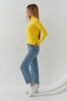 Купить Водолазка однотонная детская Deniz 102 146 см Желтый Артикул: 2000990885456 Миниатюра фотографии № 6
