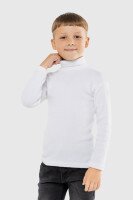 Водолазка однотонная Happy Kids 58 110 см Белый (2000989741589W)  Фото №7