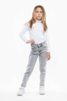 Водолазка однотонная Happy Kids 58 110 см Белый (2000989741589W)  Фото №3