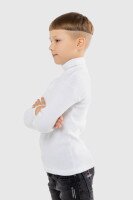 Водолазка однотонная Happy Kids 58 110 см Белый (2000989741589W)  Фото №8