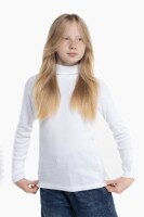 Водолазка однотонна Happy Kids 912 134 см Білий (2000989741961W)  Фото №0