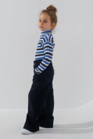 Водолазка с узором детская Happy Kids 4480 110 см Темно-синий (2000989896548W)  Фото №1