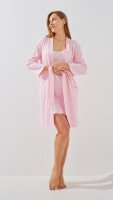Купить Халат женский Barwa 0317 S Розовый Артикул: 2000999528606 Миниатюра фотографии № 1
