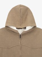 Купить Худи однотонный мужской GENUA G01220-0004 M Бежевый Артикул: 2000999464683 Миниатюра фотографии № 7