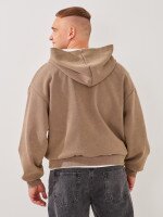 Купить Худи однотонный мужской GENUA G01220-0004 M Бежевый Артикул: 2000999464683 Миниатюра фотографии № 4