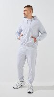 Купить Худи однотонный мужской GENUA G01223-0004 S Серый Артикул: 2000999473418 Миниатюра фотографии № 2