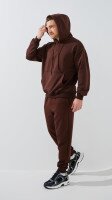 Купить Худи однотонный мужской GENUA G01223-0005 S Коричневый Артикул: 2000999474125 Миниатюра фотографии № 4