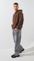 Купить Худи однотонный мужской LAWA K-MBC02337 M Коричневый Артикул: 2000999394386 Миниатюра фотографии № 4