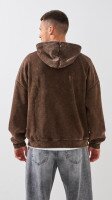 Купить Худи однотонный мужской LAWA K-MBC02337 M Коричневый Артикул: 2000999394386 Миниатюра фотографии № 5