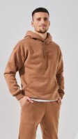 Купить Худи однотонный мужской LAWA MBC02336 S Коричневый Артикул: 2888000025197 Миниатюра фотографии № 3