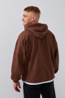 Худи однотонный мужской LAWA MBC02372 S Мокко  Фото №3